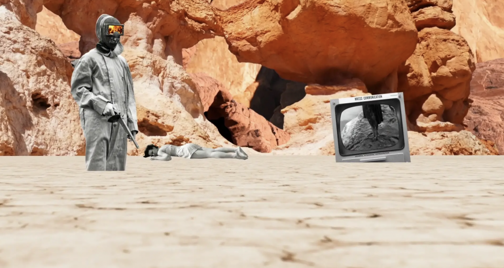 desert collage animation