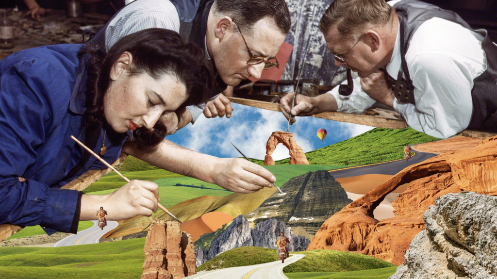back into loving mendry collage animated music video